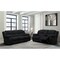 Global Furniture Usa Transitional Zaftig Fabric U250 Ebony Reclining Sofa/Console Reclining Loveseat 4637 - alternate 1